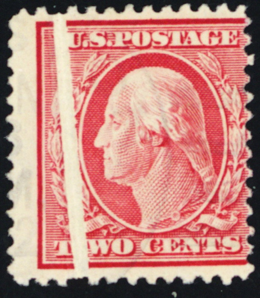 375, Unused 2¢ Pre Printing Paper Fold Error - Stuart Katz