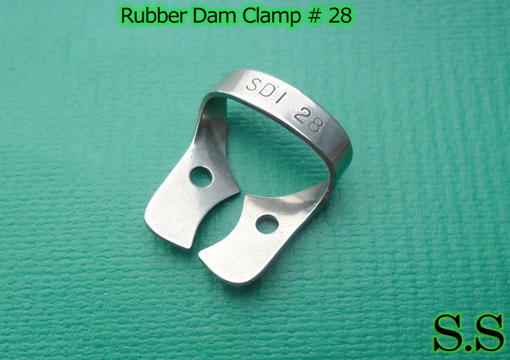 12 Endodontic Rubber Dam Clamp #28