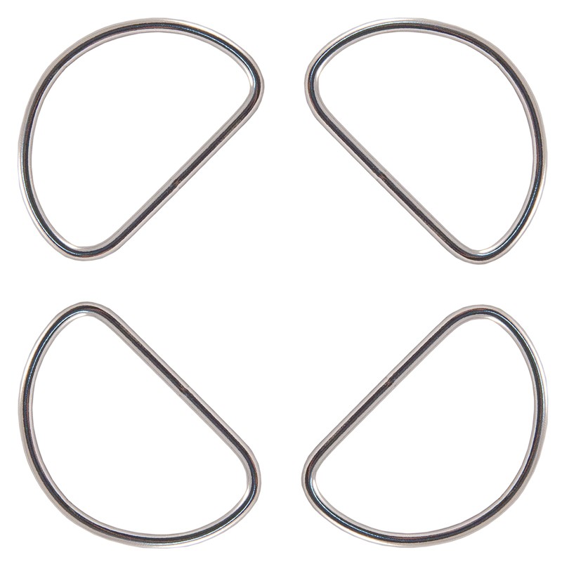 25 - Country Brook Design® 2 Inch Welded D-Rings
