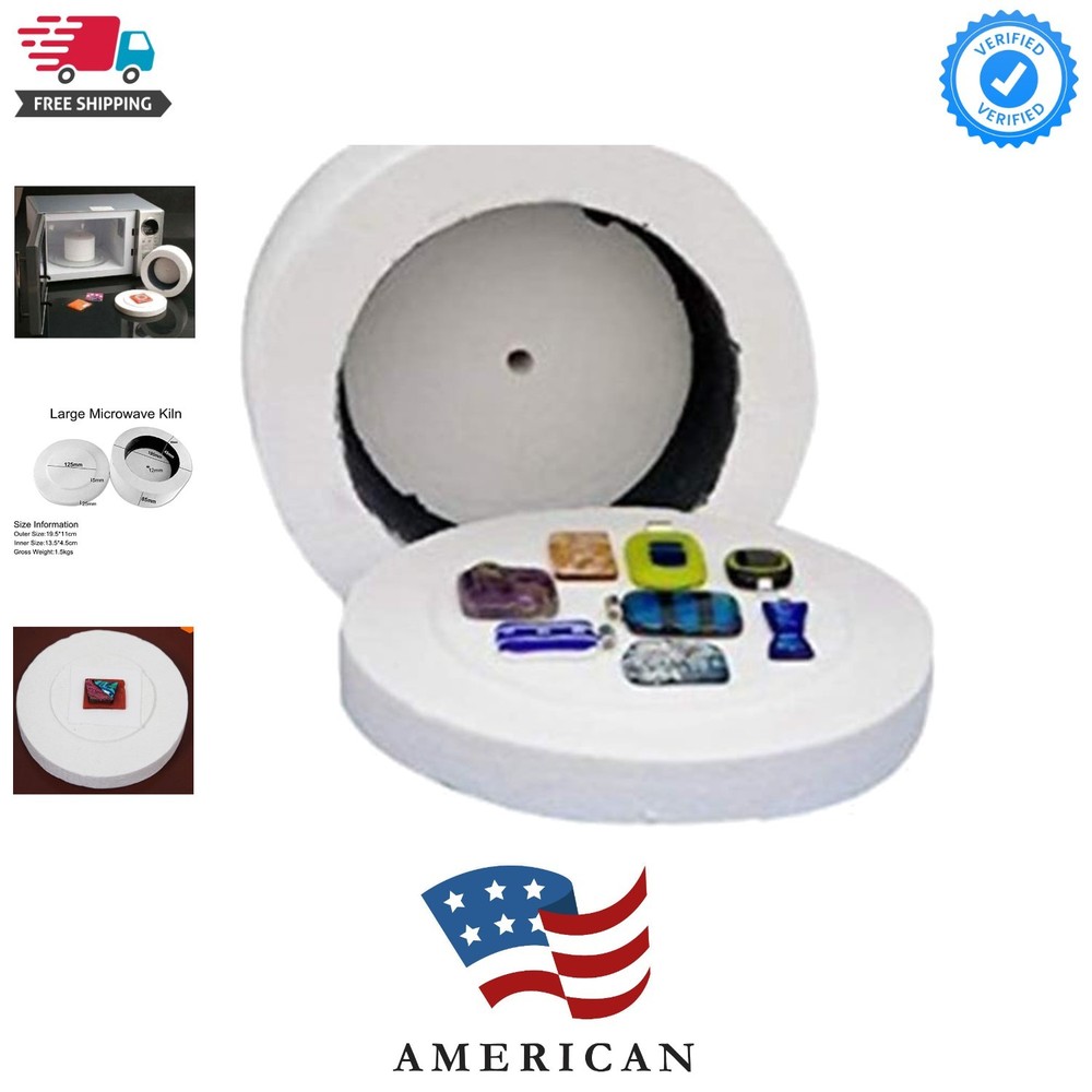 Large Microwave Kiln for Glass Fusing