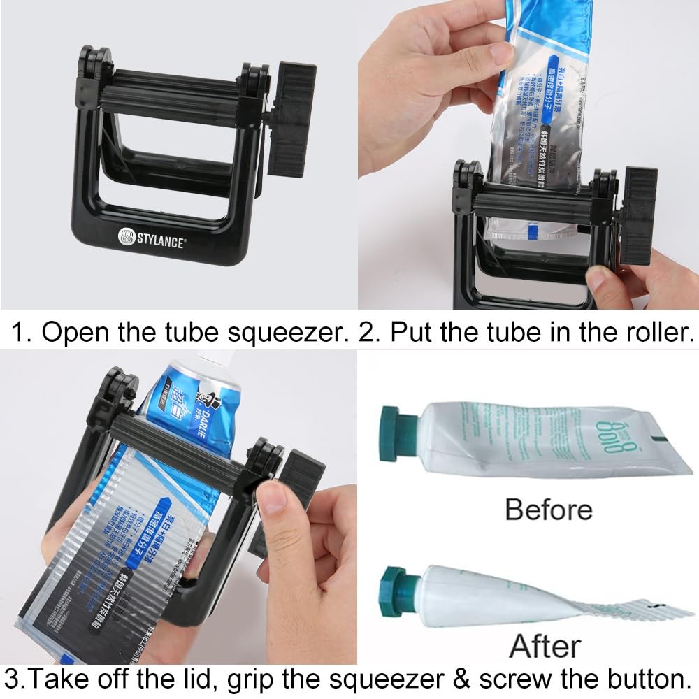 Toothpaste Squeezer, Hair Salon Squeezer, Metal Toothpaste Tube Squeezer Tool...