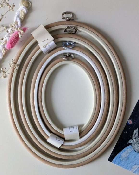 Oval Flexi Hoop Nurge 230-8 Sand