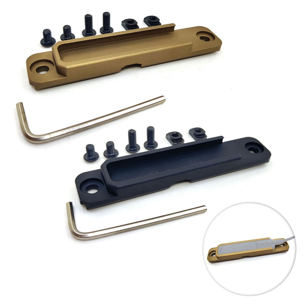 Tactical Flashlights Tail Switch Mount For M300 M600 Fit for Mlok System Rail