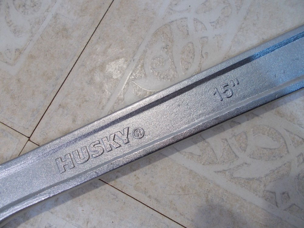 15" Husky Adjustable Wrench Excellent Condition