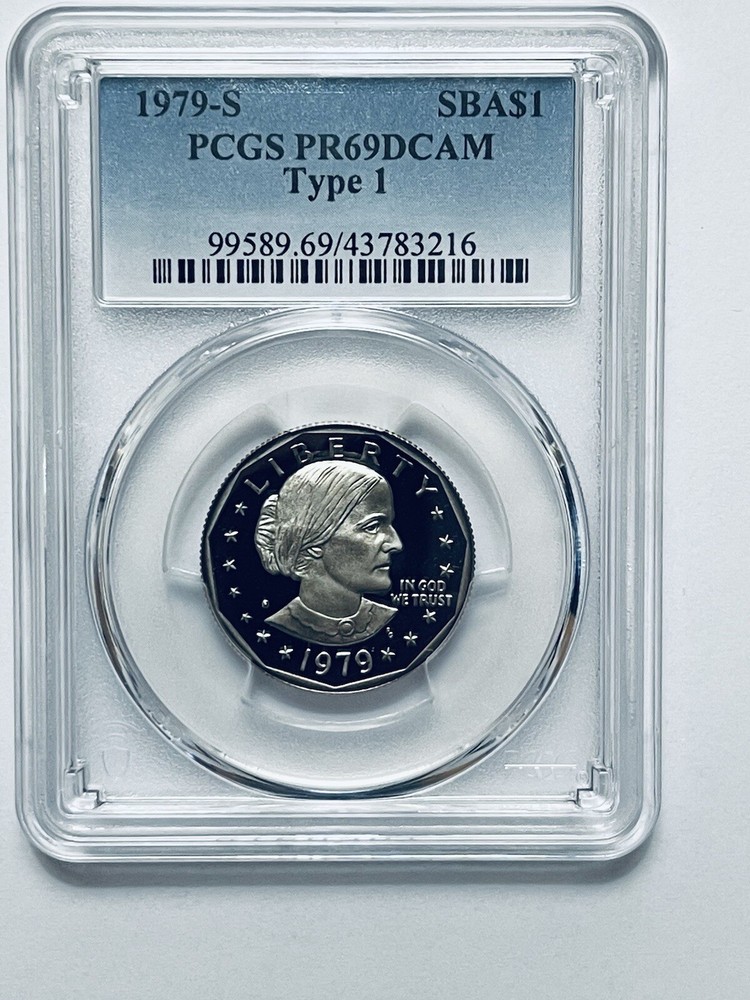 1979-S Susan B. Anthony Dollar PCGS PR69DCAM Type 1
