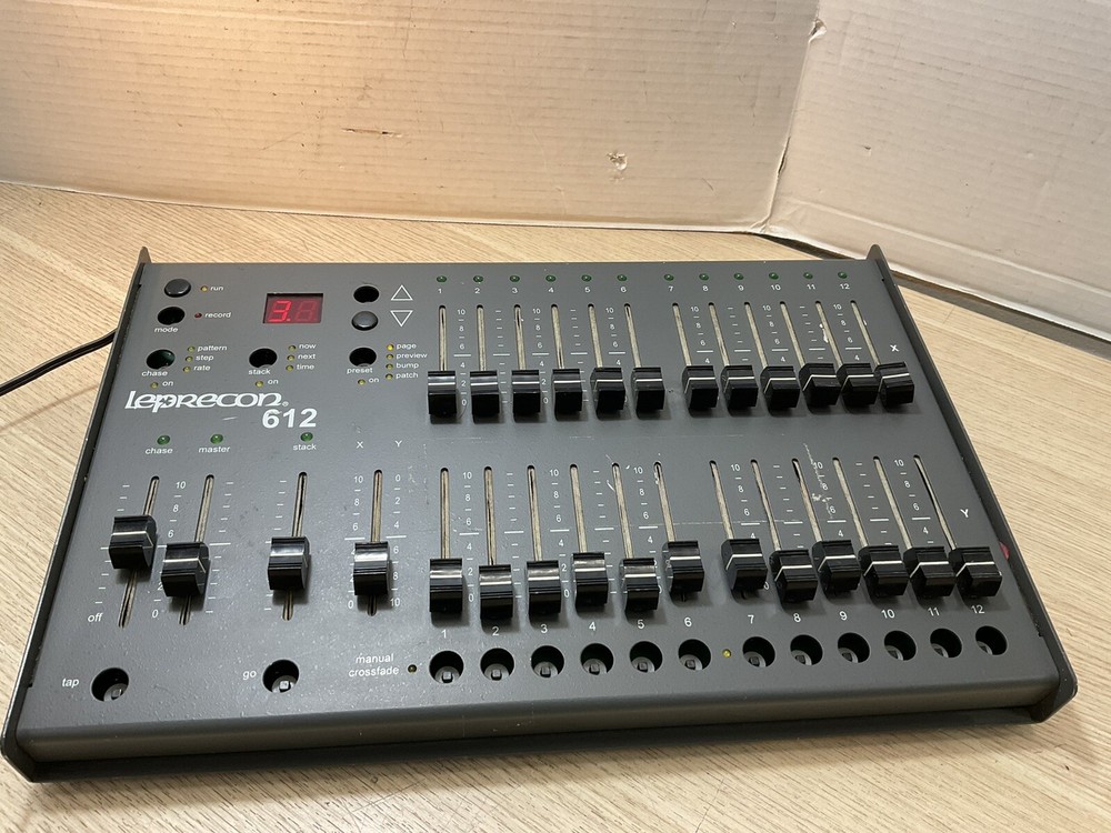 Leprecon 612 DMX Lighting Controller Console/ NO POWER CORD / MAR935