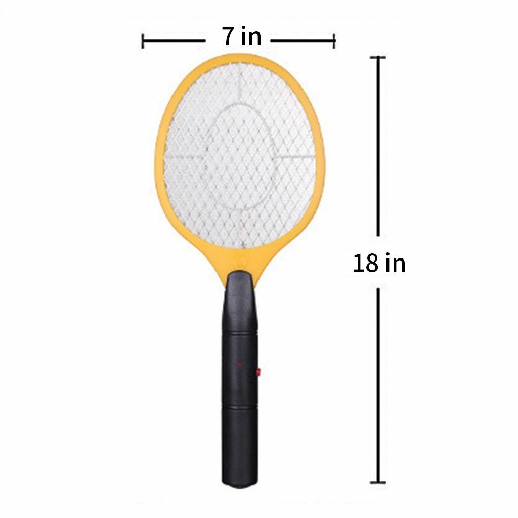 2X Electric High-voltage Electric Fly Swatter Mosquito Racket Bug Zapper Killer
