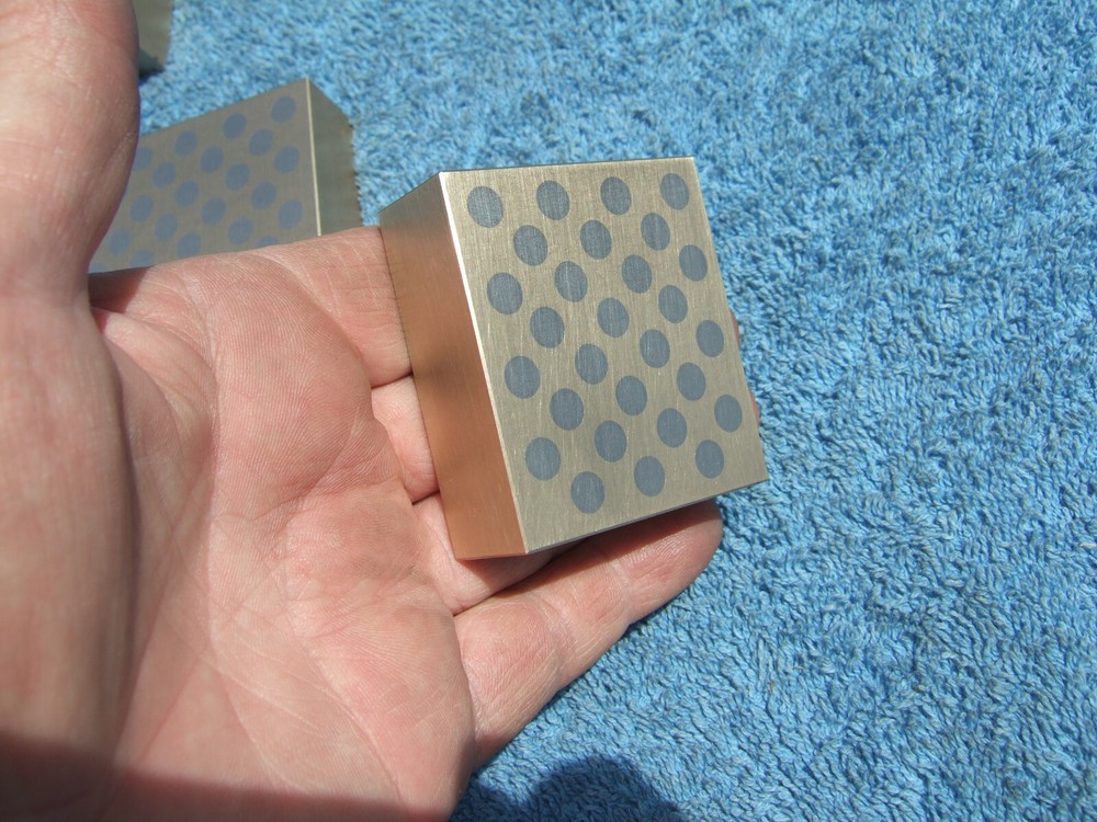 MAGNETIC TRANSFER BLOCKS US MADE FRESH GROUND w/HERMANN SCHMIDT MSB TOOLMAKER