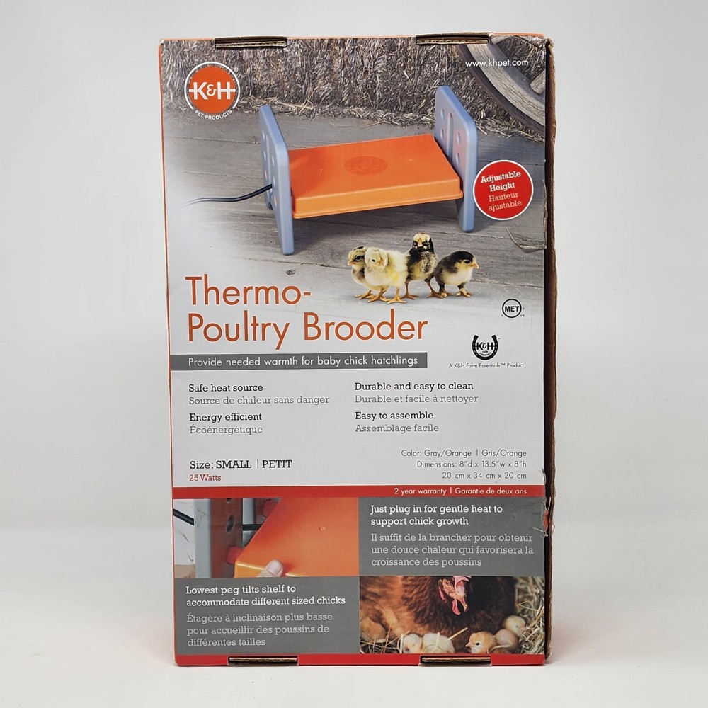 K&H Thermo-Poultry Brooder - Adjustable Height - Pre-owned - Tested - Very Good