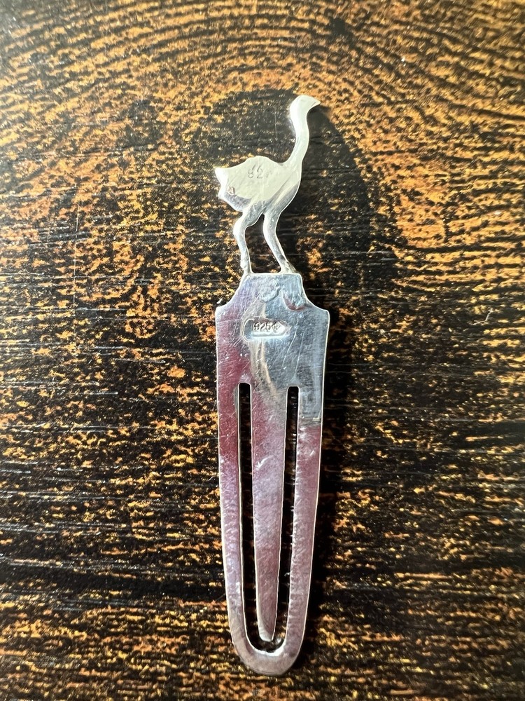 Sterling 925 Solid Silver Emu Bookmark New 4cm Booktok Gift