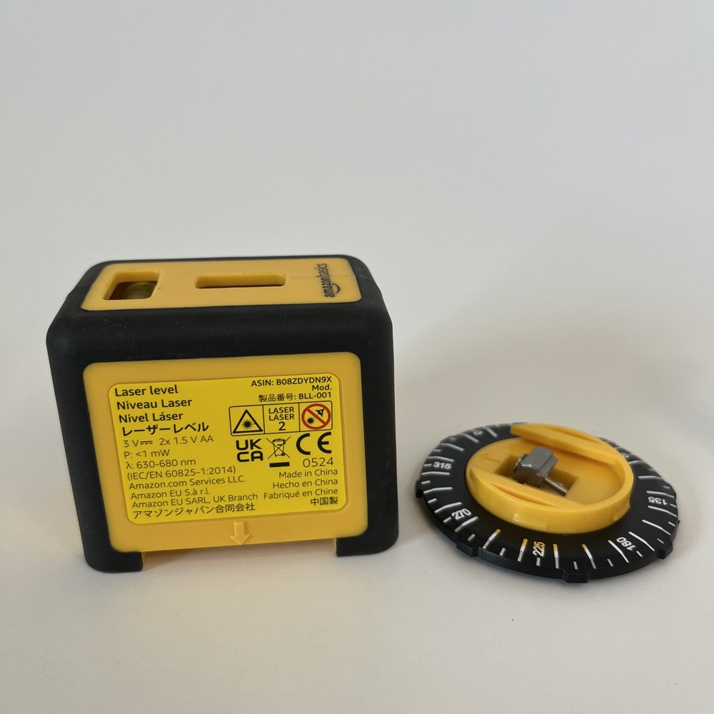 Laser Line Level Extra Large Bubble Vials 360 Degree Rotating Tested And Working