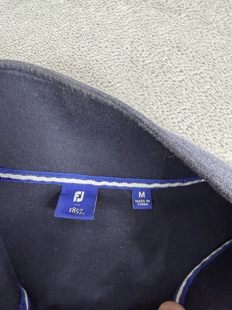 FootJoy 1857 Golf Jacket Men’s Size Medium Blue Full Zip
