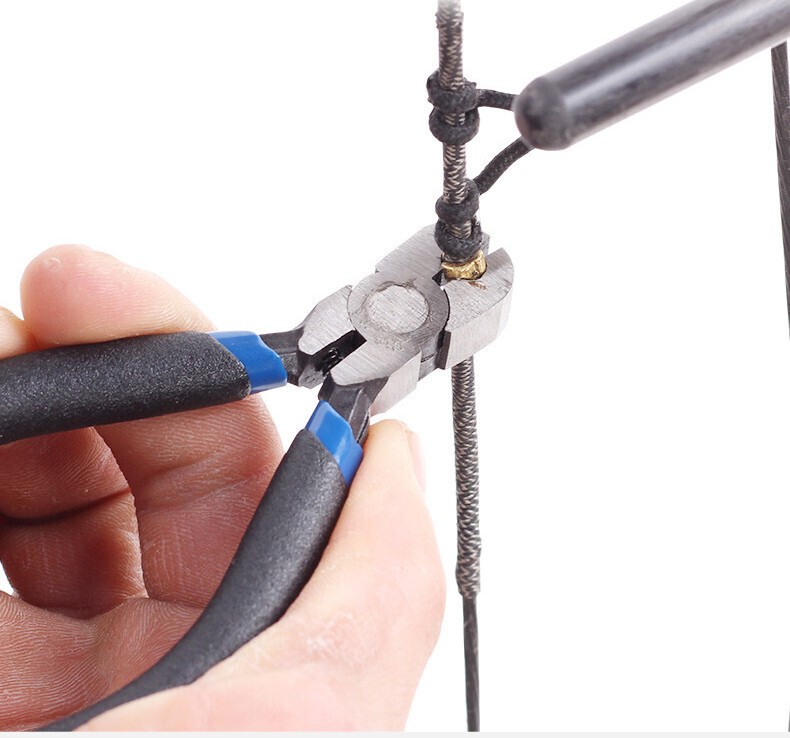 String Nock Point Tool Set Archery Bow Nokset Plier T Square Ruler 6 Brass Nock