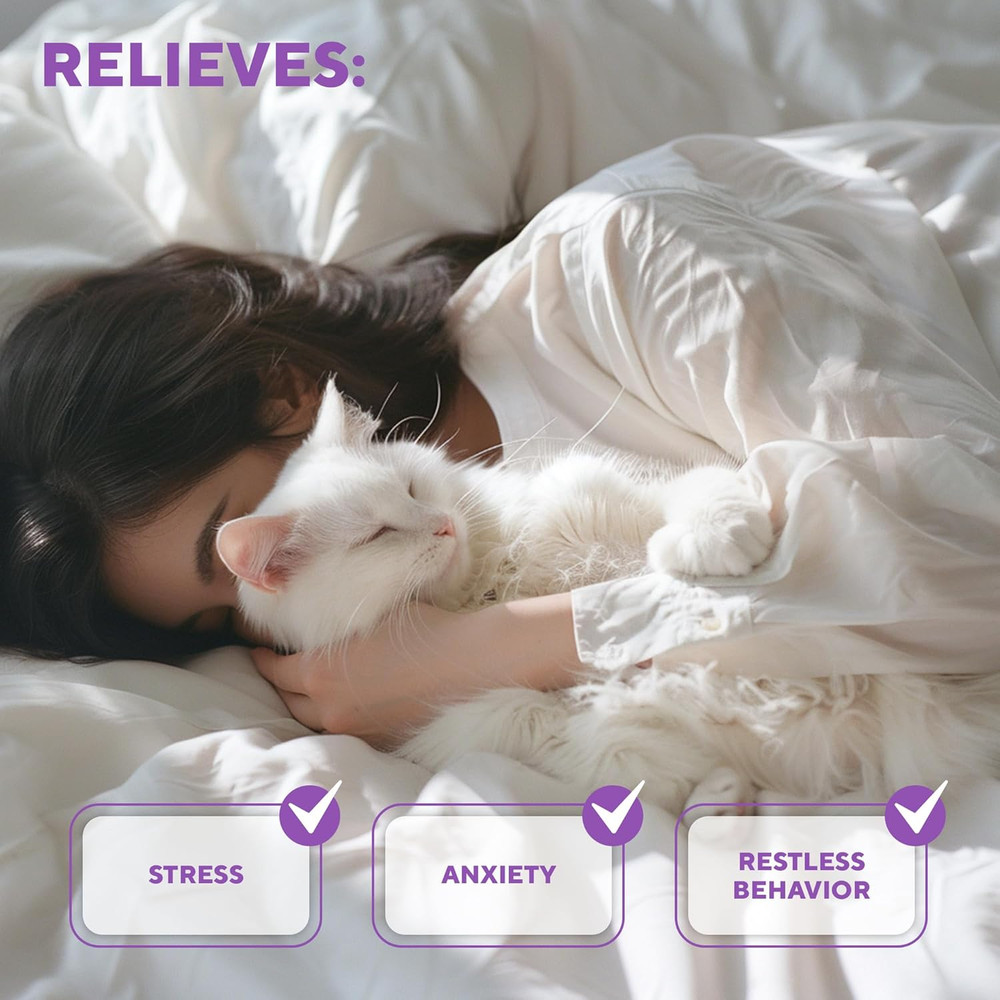 Cat Calming Diffuser – Plug-In Feline Pheromones for Stress Relief, Aggression &