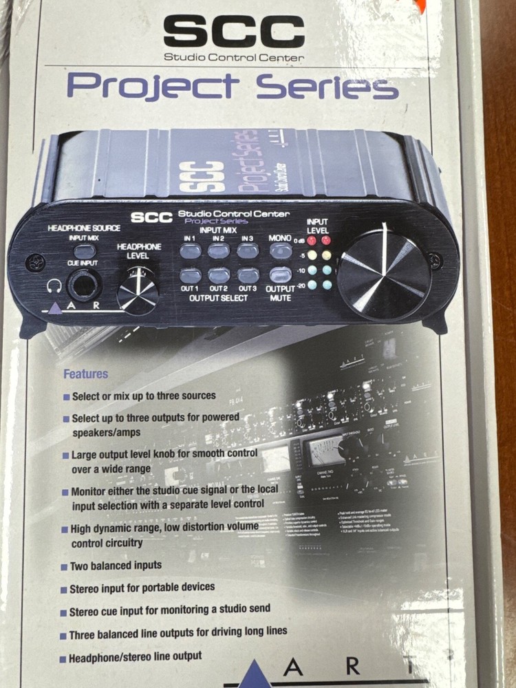 ART Pro Audio SCC Studio Control Center Project Series