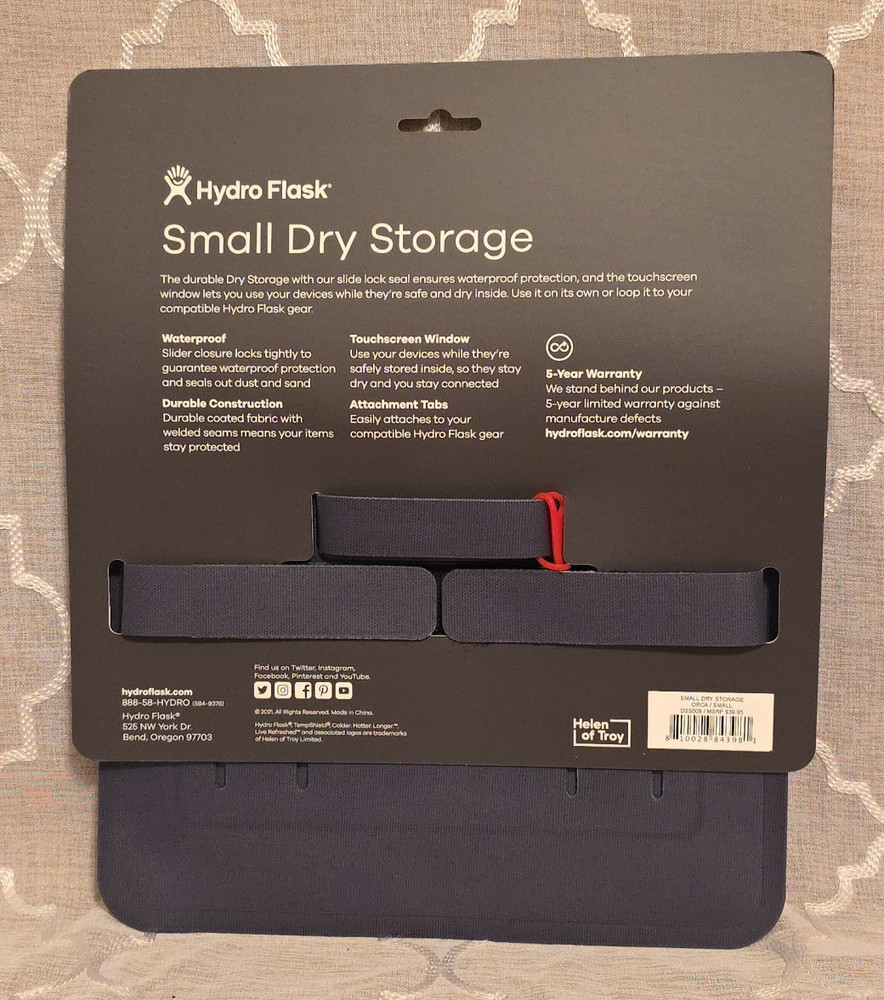 Hydro Flask Small Dry Storage - ORCA - List $39.95 - NEW