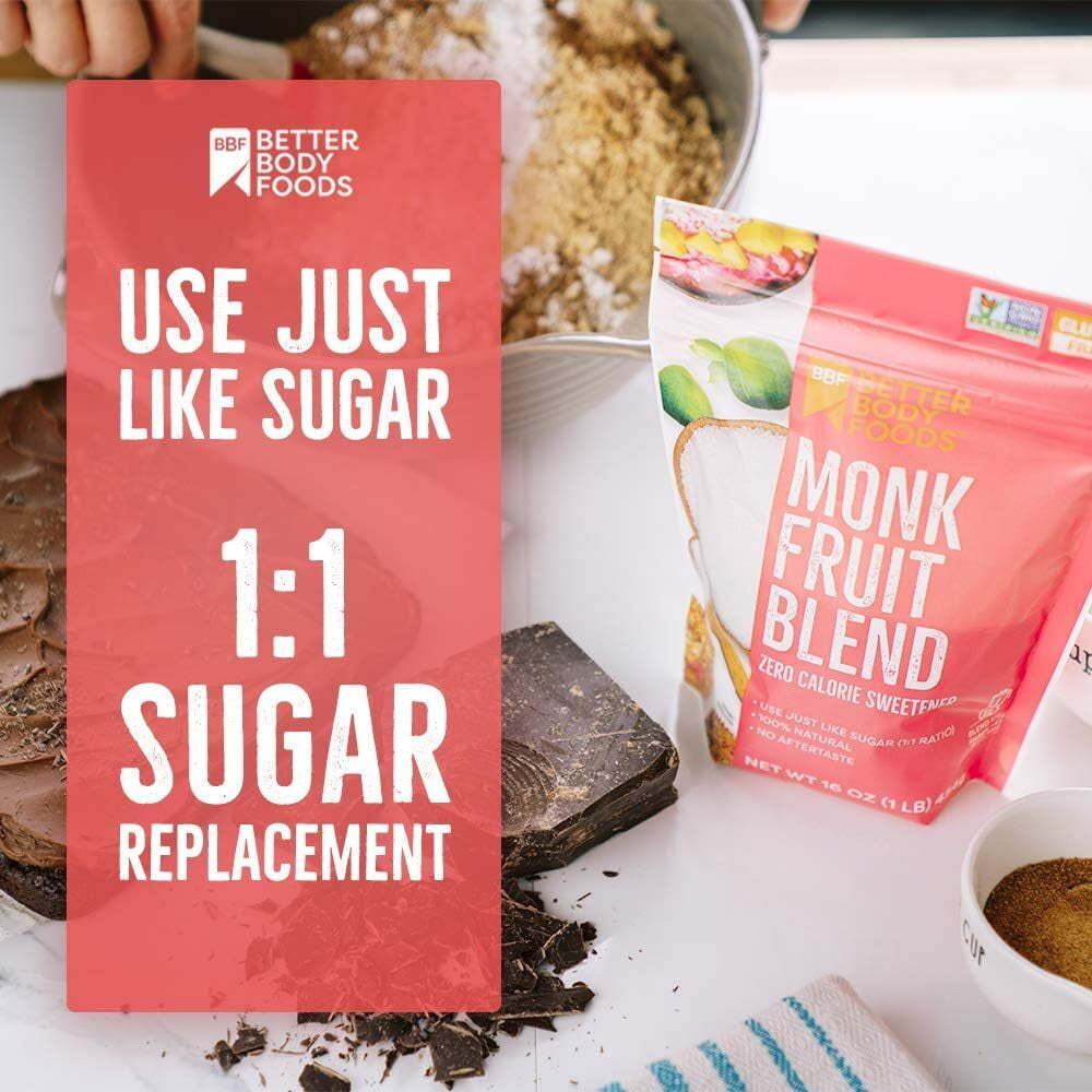 Zero Calorie Monk Fruit Sweetener Blend – 1 lb