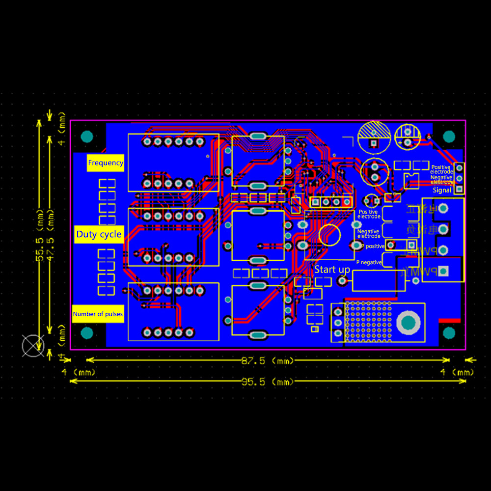 PWM Dimming Speed Control Module Frequency Duty cycle Pulse number Adjustable