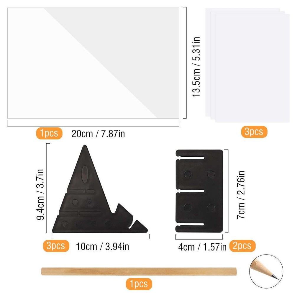 8'' Sketch Tracing Drawing Board Optical Projector Art Reflection Sketchpad