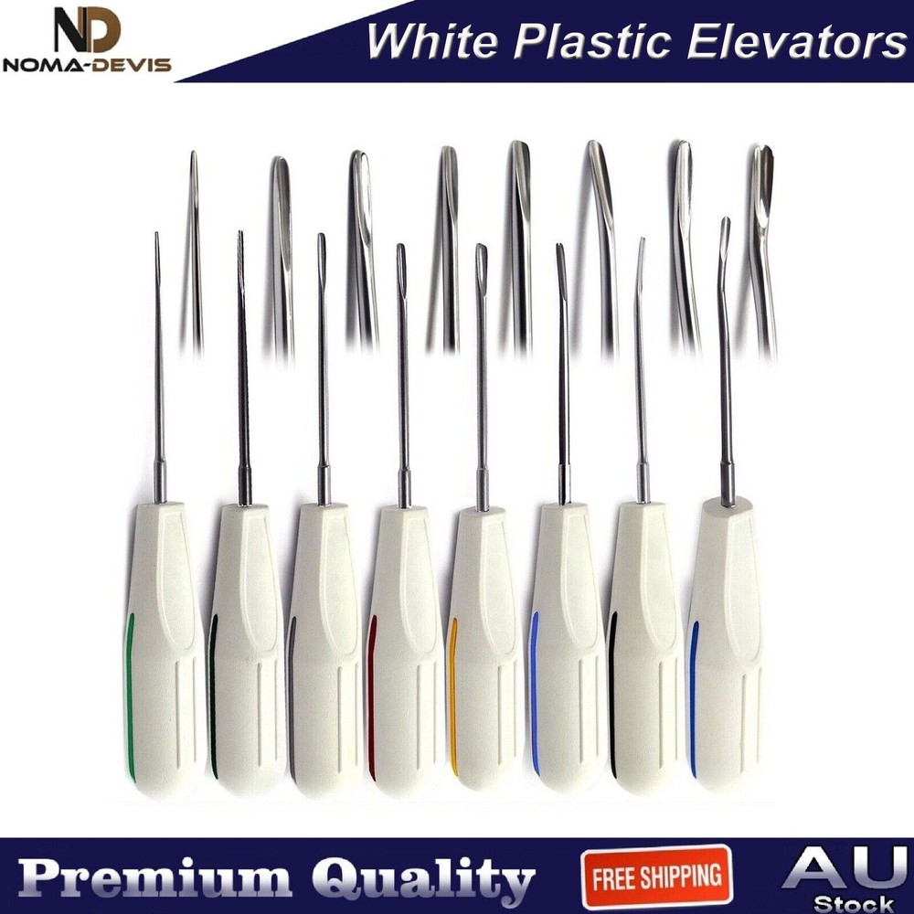 Dental Luxating White Plastic Elevator Oral Surgery Tooth Extraction Surgical