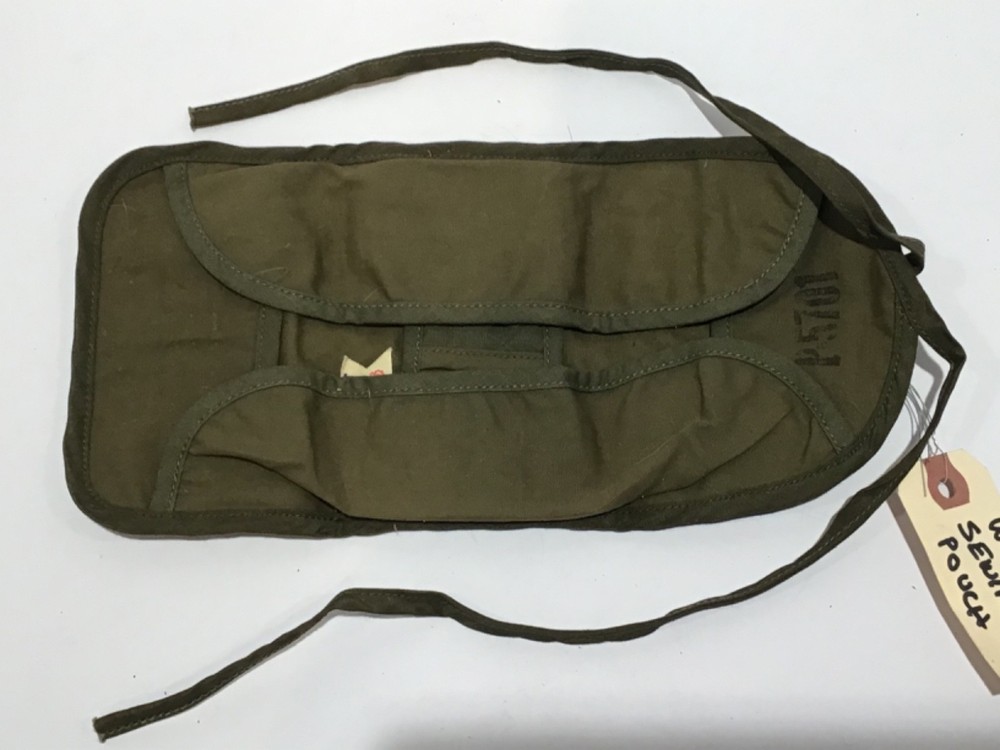 WW2 OD Marked Sewing Kit / Housewife