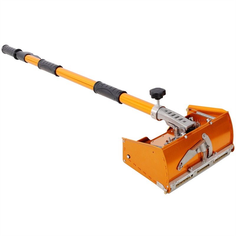 10" Drywall Taping Tools Flat Finishing Box Extendable w/ 1x Mudguard & 2x Blade