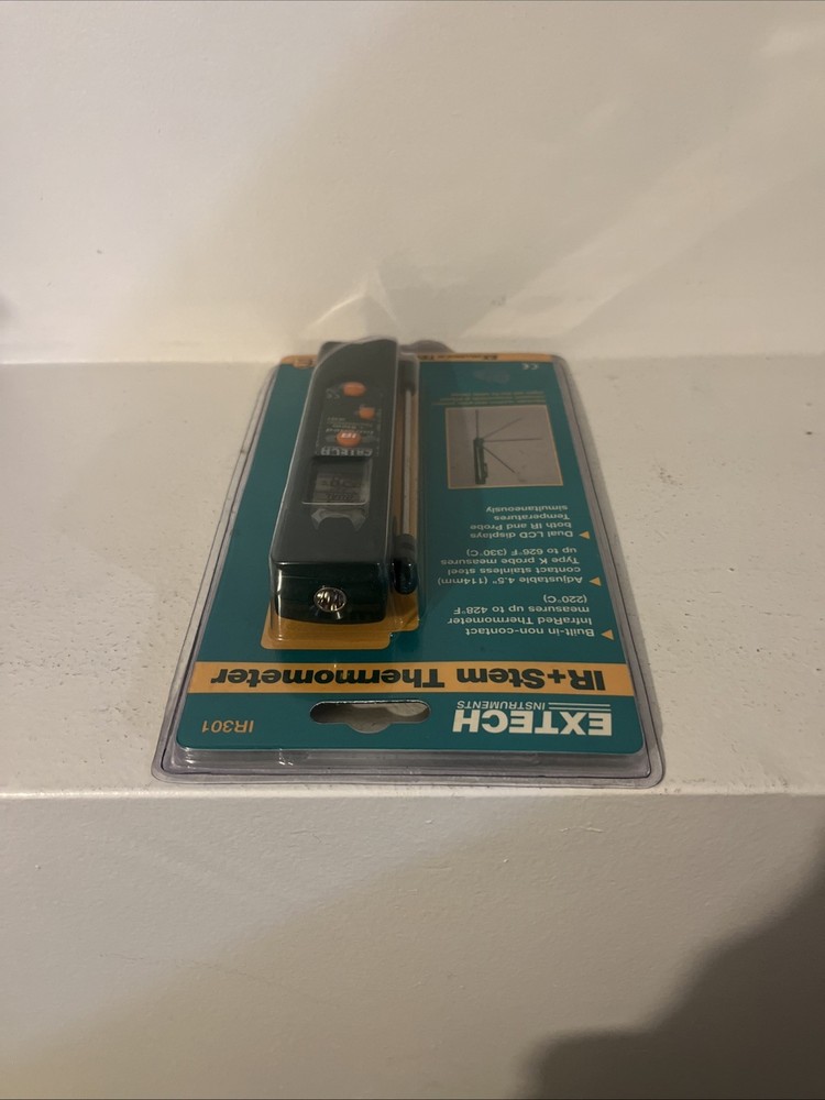 Extech Instruments IR + Stem Thermometer IR301 Vintage Brand New Sealed
