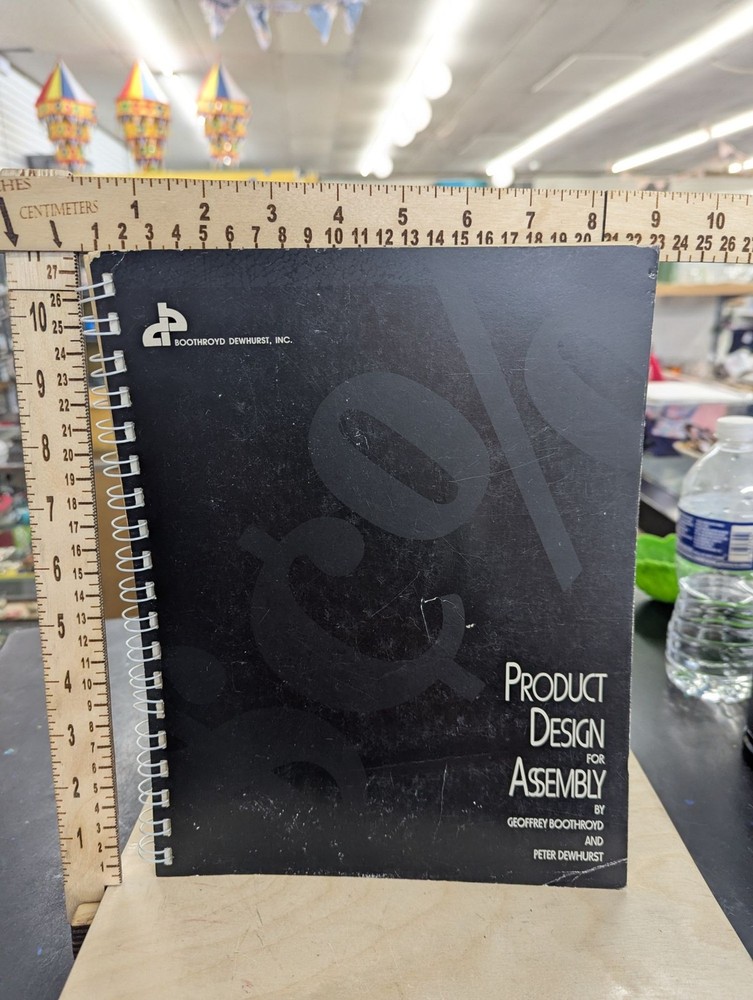Product Design For Assembly Textbook Vintage Technical Reference Book