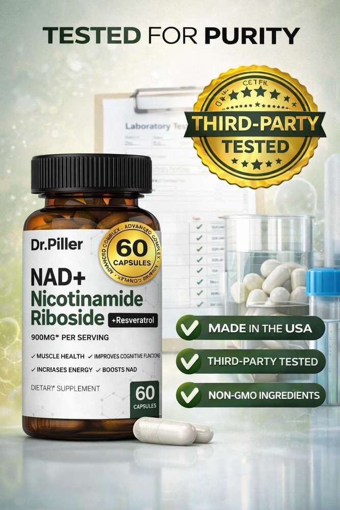 NAD+ Supplement – Cellular Energy & Longevity Support with Nicotinamide Ribos...
