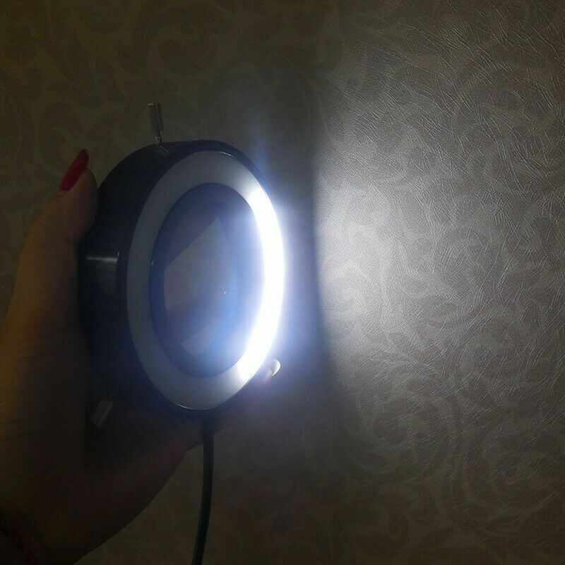 144 LED Ring Light Source Stereo Microscope Illuminator Four Zones Adjustable