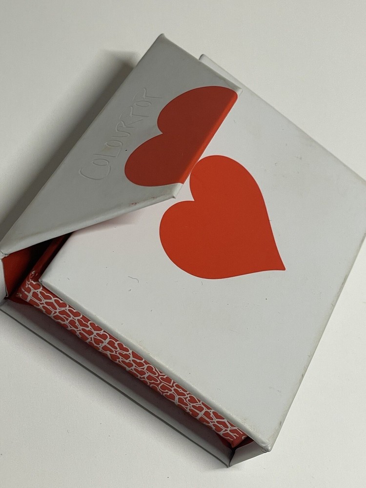 ColourPop pressed powder duo eyeshadow Empty Carrying Case Box V-Day Envelope