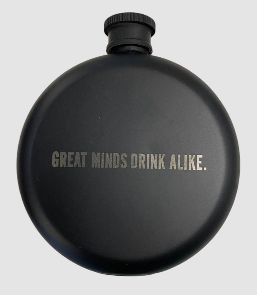 Kenneth Cole Reaction Men's Black Flask Beanie Gift Set