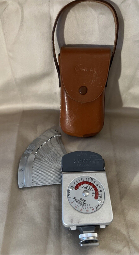 SAMOCA Automat 35 Camera Flash Light  Exposure Meter Romanslide Projector Pouch