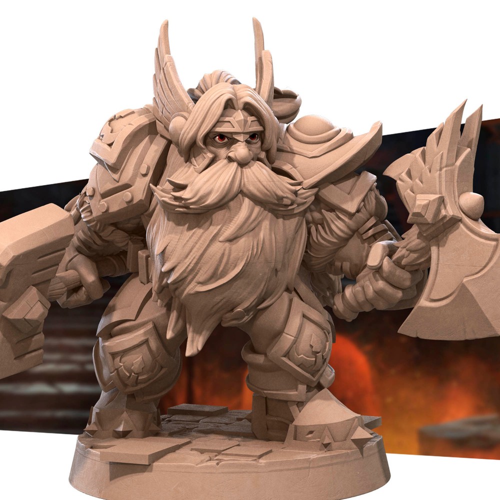 Dwarf General - Fighter / Barbarian - Bite the Bullet - Dungeons and Dragons