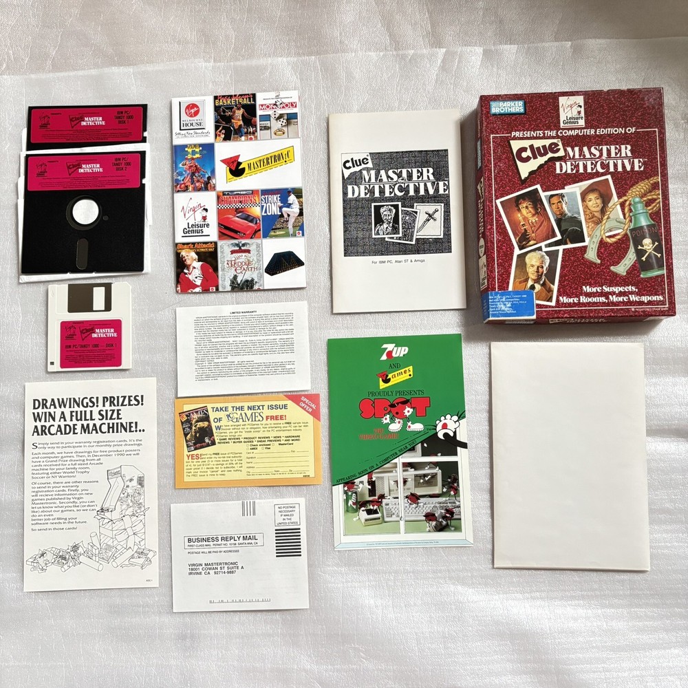 Clue Master Detective Tandy / IBM Complete