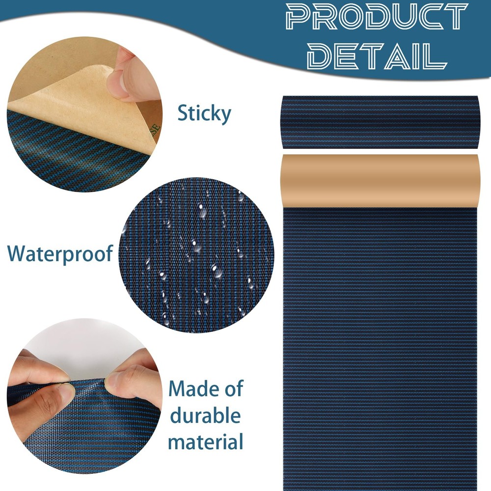 2 Rolls Pool Patch Repair Kit 8 x 48 inch Pool Safety Cover Patch Kit Self Ad...