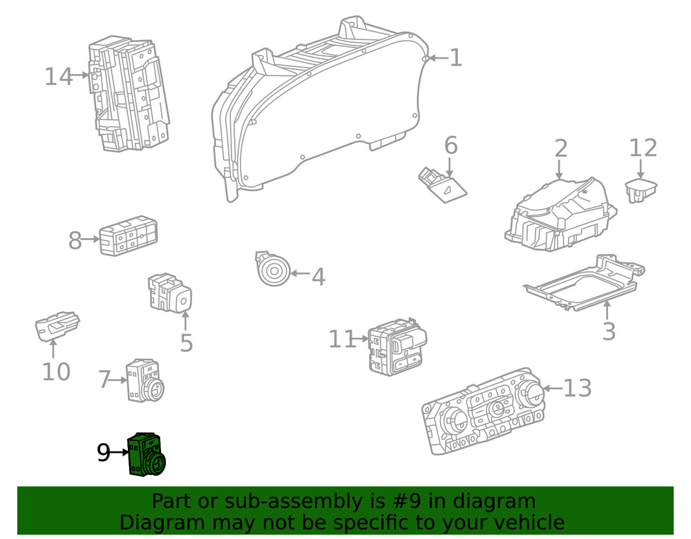 Genuine GM F (S)Switch 85825806
