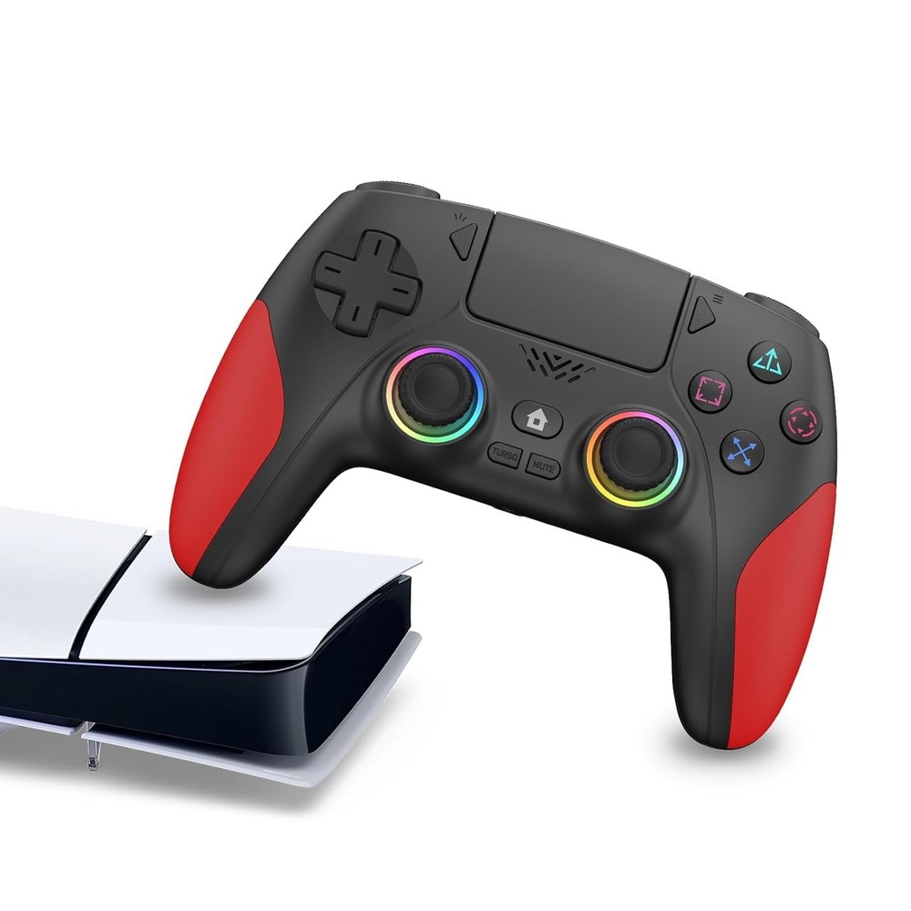 Programmable PS5/PC Game Controller with Hall Effect Joystick & Built-In Speaker