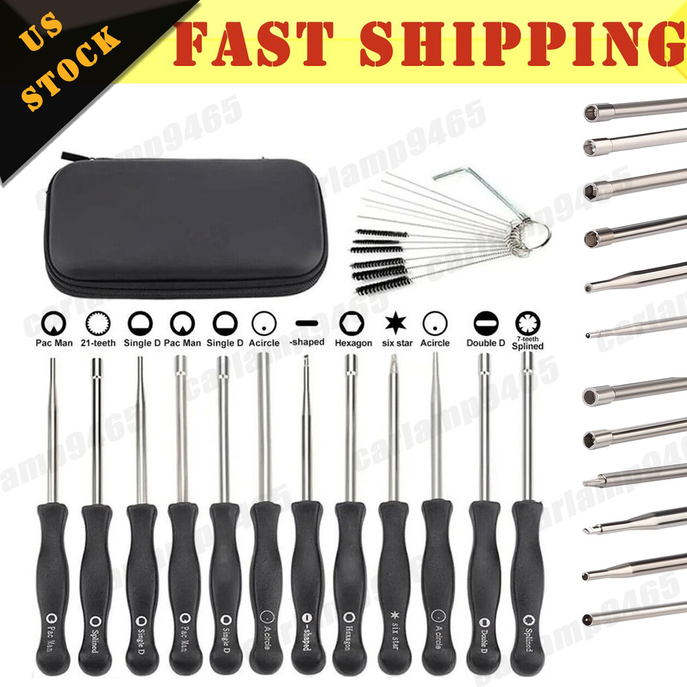 Carburetor Adjustment Tool for Common 2 Cycle Engine Trimmer Chainsaw 12PCS