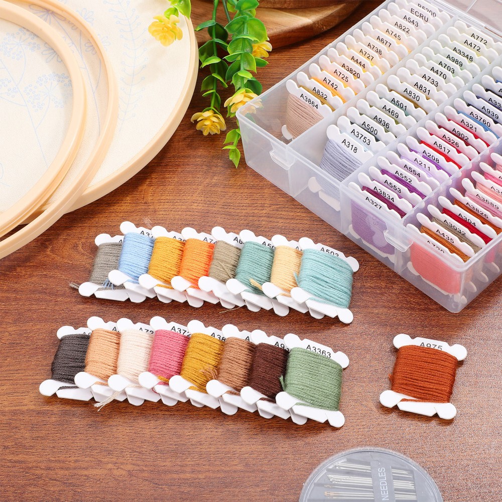 1 Box 80 Color Embroidery Thread Yarn Thread Sewing Thread Sewing Machine Thread
