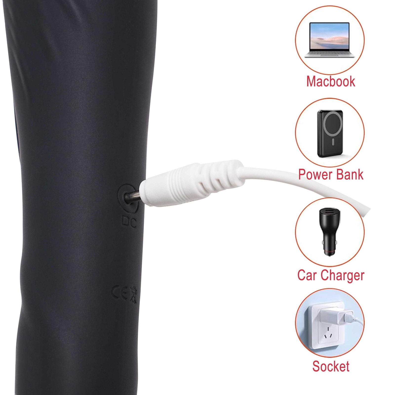 Dual Vibrator Dildo G-Spot Massage Wand Real Clit Stimulator Sex Toys for Women