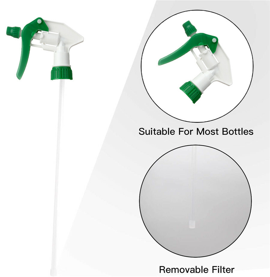 Plastic Trigger Spray Bottle 32 oz Chemical Resistant Sprayer