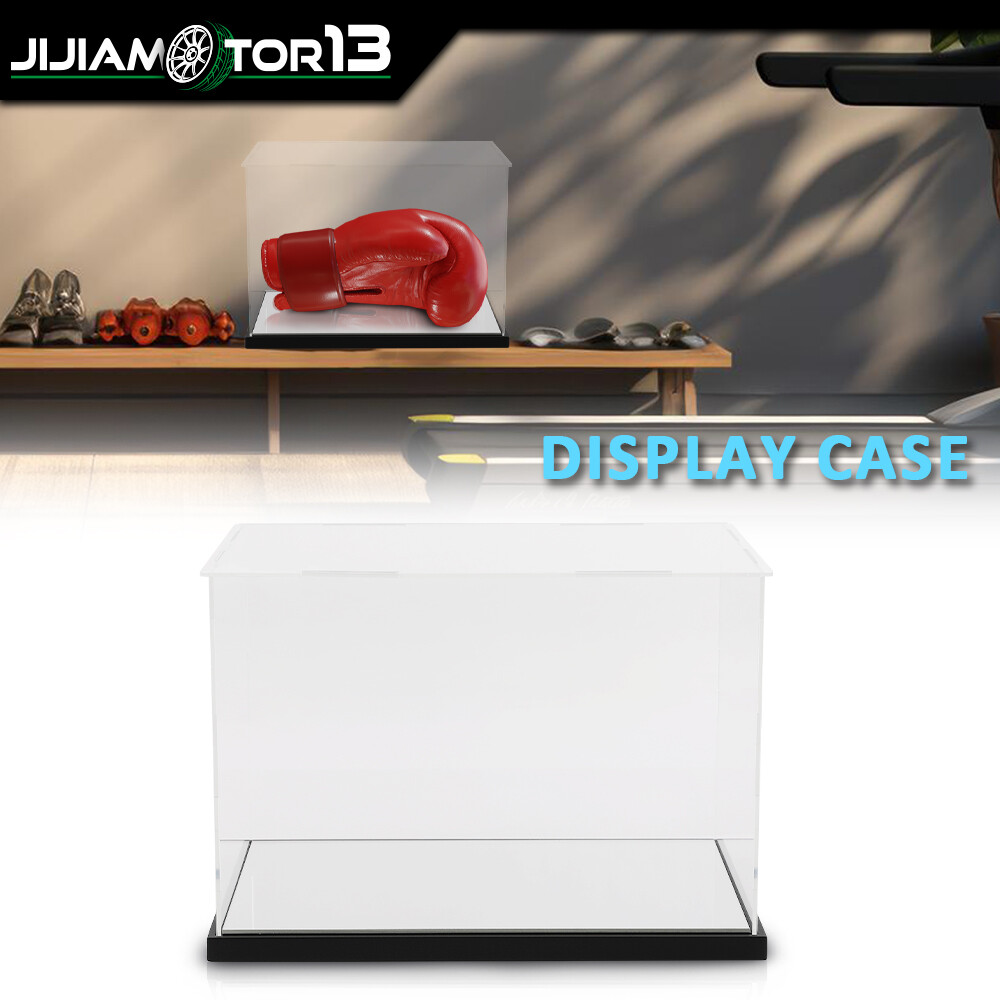 Clear Single Boxing Glove Horizontal Display Case