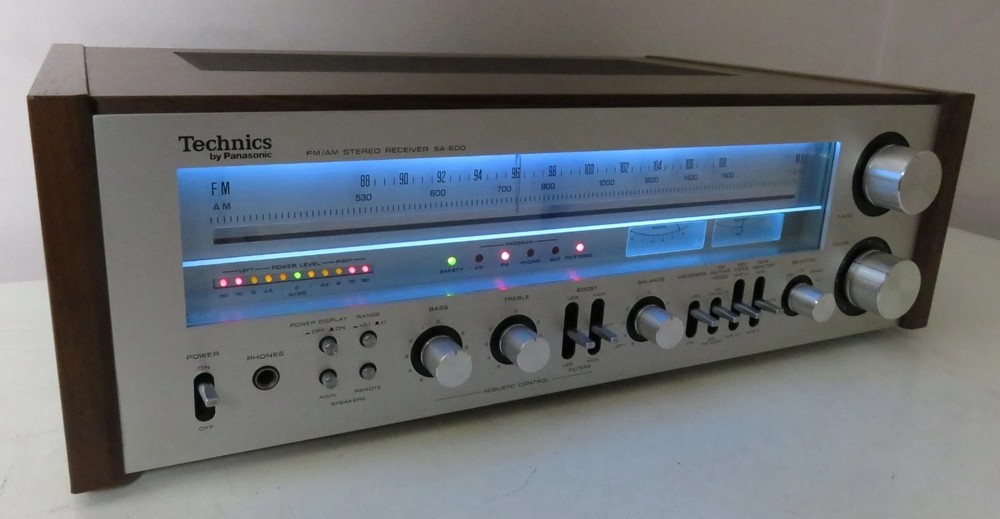 TECHNICS SA-600 RECEIVER WORKS PERFECT SERVICED FULLY RECAPPED + LED's