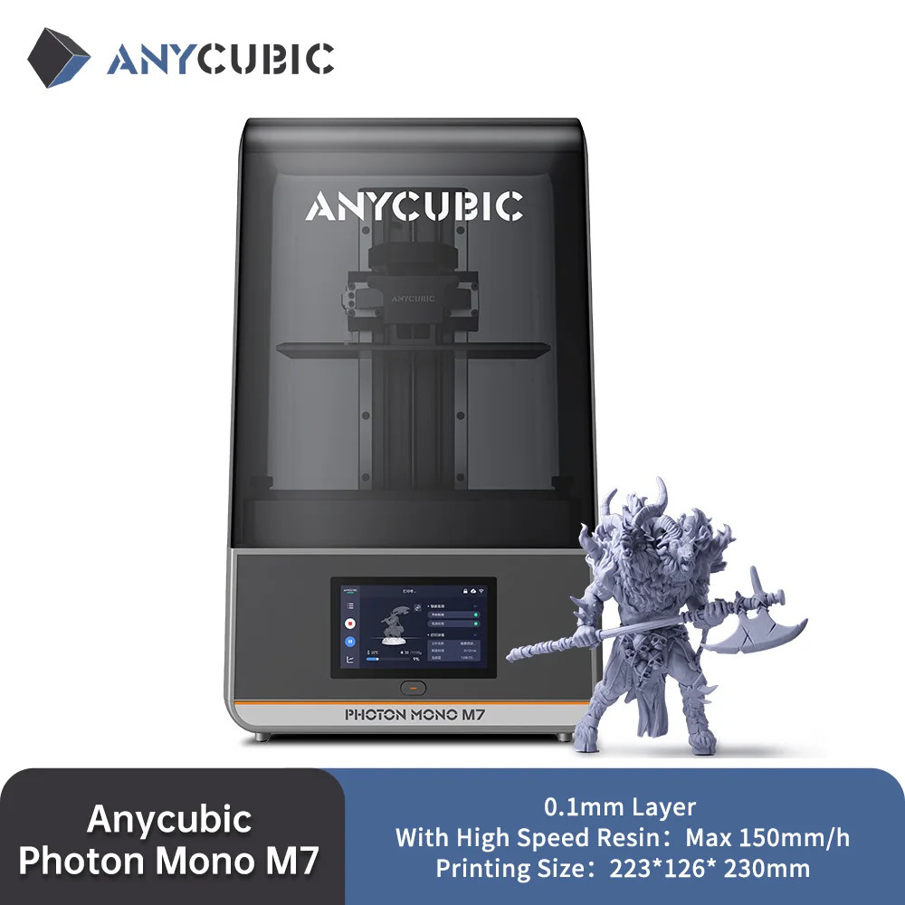 ANYCUBIC Photon Mono M7 AE Version Mono MSLA 3D Printer High Speed Resin