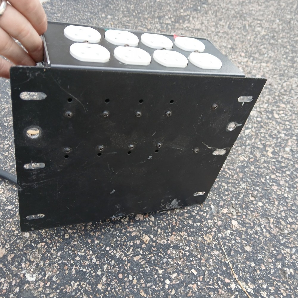 NSI ND 4600 4-Channel Dimmer Pack Programmable Microplex 8 Outlets