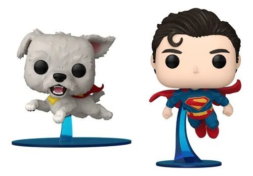 2 Pack Funko Pop Superman + Krypto