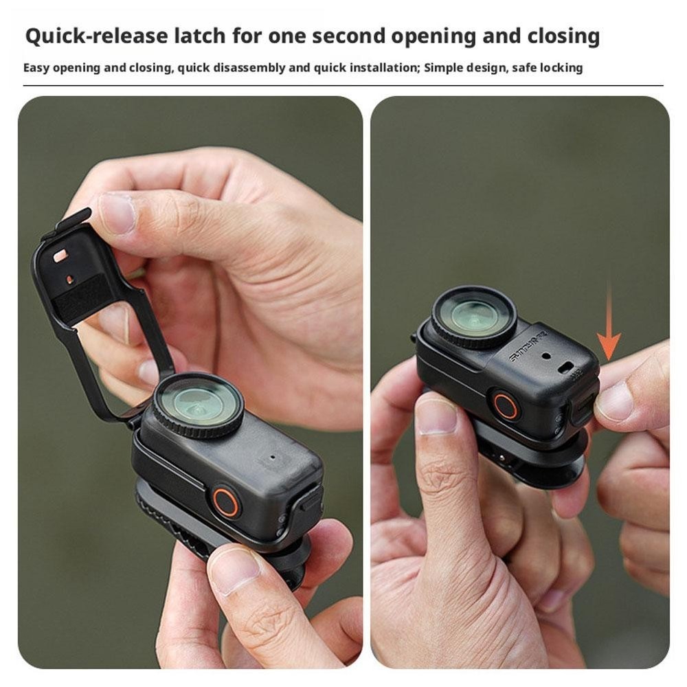 Osmo Nano Backpack Clip - Secure 360° Rotating Camera HO Mount T V5T0