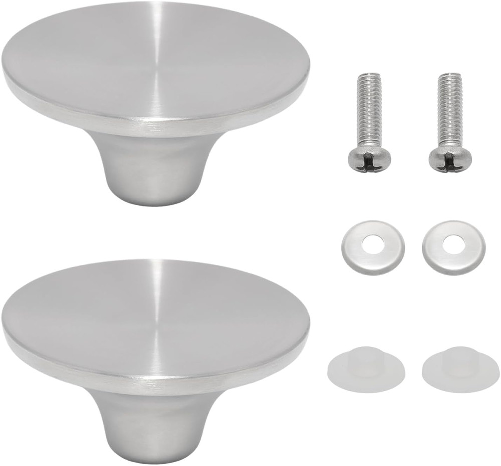 2 Pack Metal Pot Lid Handle Replacement Knob，Kitchen Cookware Universal Replacem