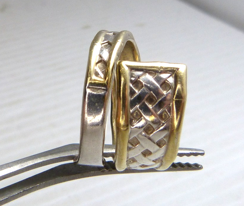 Vintage International Silver Golden Tradewinds Sterling Silver Spoon Ring